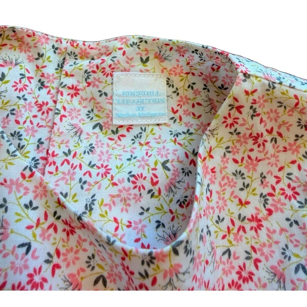 Edgehill Collection Pink Tierd Flower Dress Girls Size 3t